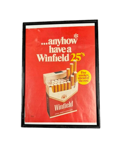 Picture of Winfield Red poster framed
