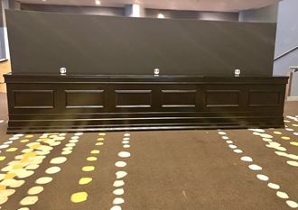 Picture of  Gloss Black Timber Bar - 5.4m L