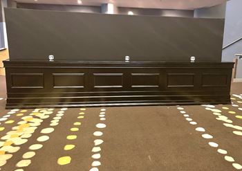 Picture of  Gloss Black Timber Bar - 5.4m L