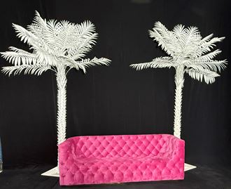 Picture of Pink Velvet Chesterfield Lounges