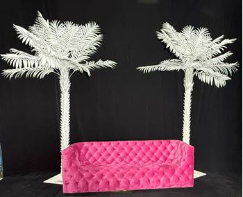 Picture of Pink Velvet Chesterfield Lounges