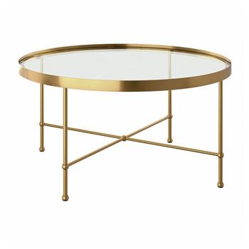 Picture of Coffee Table - Gold frame - Glass top