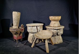 Picture of Wooden Stools and Side Tables