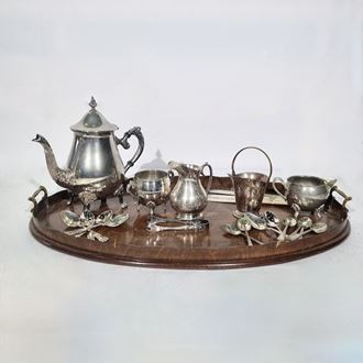 Picture of Silver Teapots and Trays