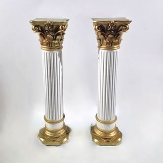 Picture of White and Gold Columns