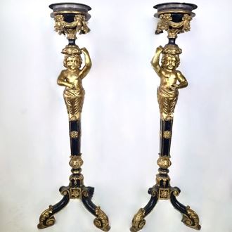 Picture of Gold Gaslit Pillars