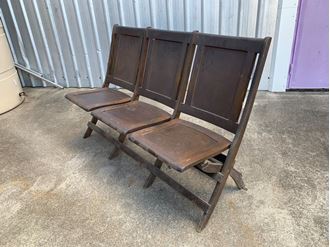 Picture of Three Seater Timber Chairs (Assorted