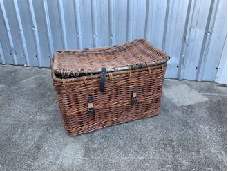 Picture of Vintage Wicker Cane Trunk / Basket